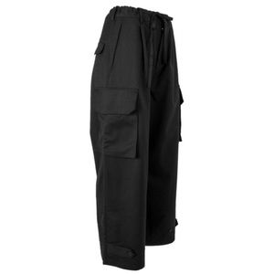 Simonett Satin Wrap Cargo Retrovi Pants in Black M